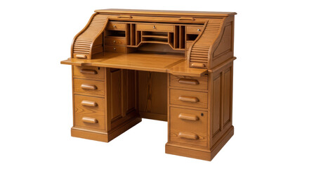 Isolated Roll Top Desk