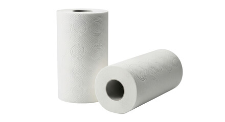 Isolated paper towel roll
