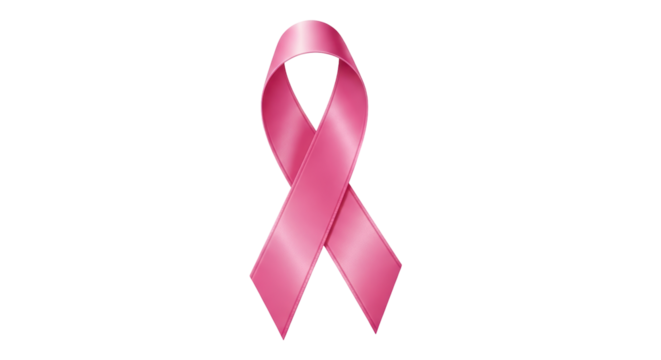 Isolated Pink Ribbon
