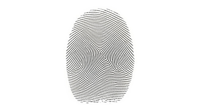 Isolated Fingerprint