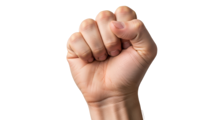 Isolated Clenched Fist
