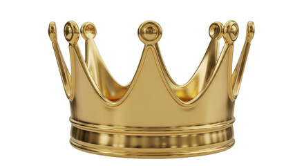 Isolated Golden Crown