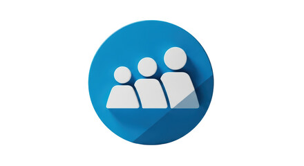 Isolated Group Icon