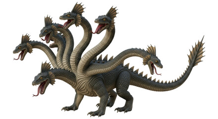 Obraz premium Isolated Hydra Monster
