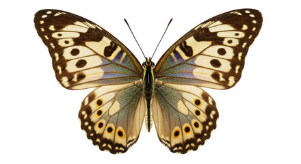 Isolated Butterfly with Open Wings