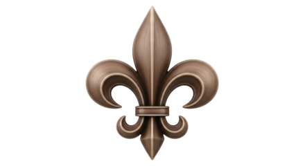 Isolated Fleur de Lis