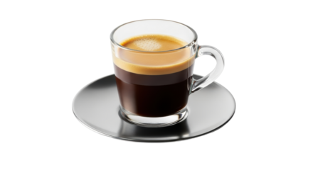 Isolated Cup of Espresso