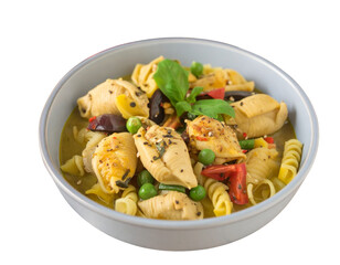  Solitary Red Armchair in Dramatic Lighting PNG