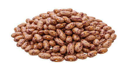Isolated Pinto Beans Pile
