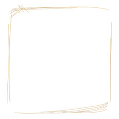 Grunge Textured Square Frame: Abstract Art Background