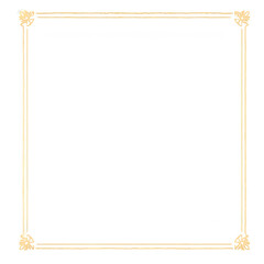 Elegant Gold Frame: Perfect for Design Projects & Presentations