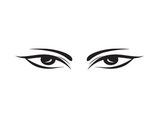 Professional Eyes Icon in Modern Minimal Clean Vector Illustration Artwork
