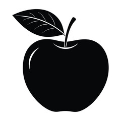 vector illustration of an apple isolated