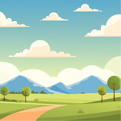 Obraz premium Vector Illustration of a Blue Cloud Symbol, Minimalist Design with Clear Lines, Ideal for Weather Applications and Graphic Projects.