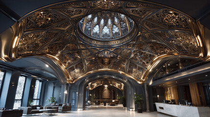 Obraz premium Abstract fractal patterns and shapes.