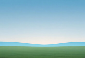 Fototapeta premium Minimalist sea horizon
