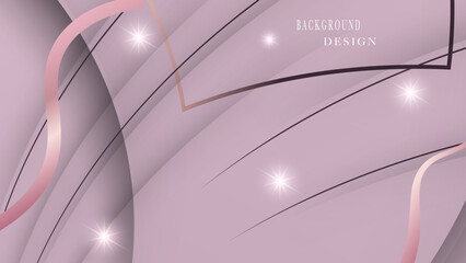 Shiny background with golden details in purple shades