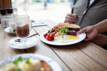 Full English Breakfast Served