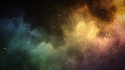 Abstract Colorful Nebula Space Background