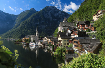 Fototapeta premium Hallstatt am Hallstättersee
