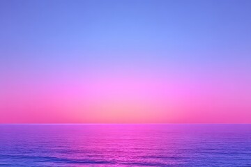 Colorful Sunset Over Still Ocean
