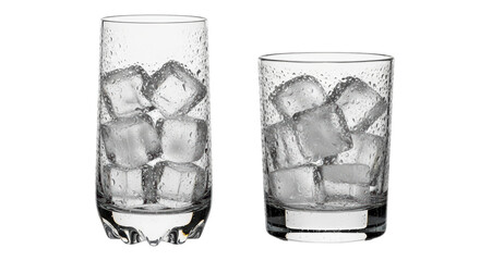 Isolated Glasses of Ice Cubes