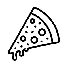 vector illustration of a pizza