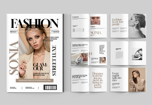 Fashion Magazine Layout