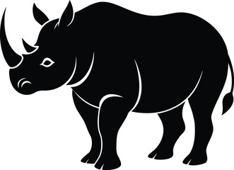 rhino isolated on transparent background