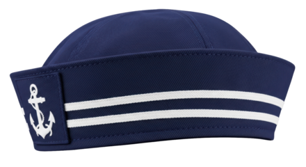 Isolated Sailor Cap