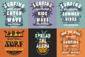 Catch the wave in California with surfing vibes © DGIM studio
