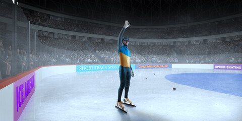 Short Track Speed ​​Skating championships.