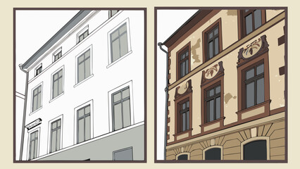 facade of an old house