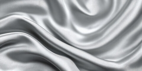 Obraz premium Close up shot with fluid smooth satin fabric is soft and luxurious