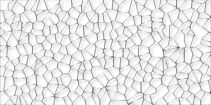 Beautiful white and silver crystallized polygon background. abstract light colorful stone tile pattern with shadow. modern wallpaper, trendy simple minimal geometric background abstract mosaic backd