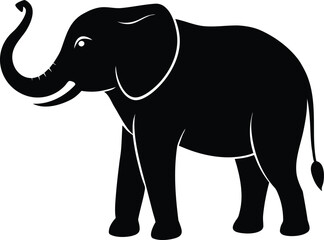 elephant vector illustration on transparent background