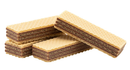 Isolated Chocolate Wafers