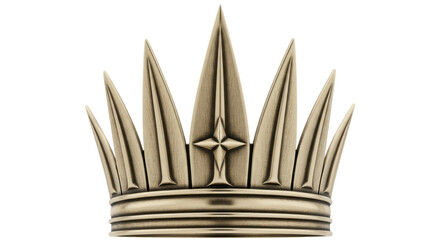 Isolated Golden Crown