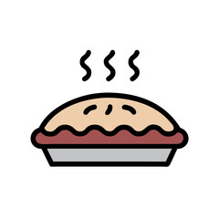 cake on a white background