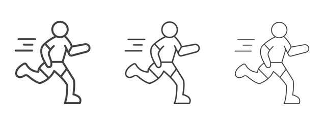 Running icon design, suitable for web, infographics, interface and apps.