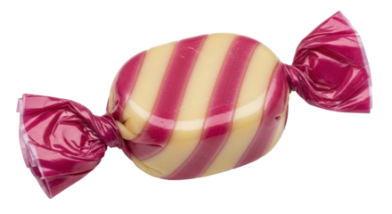 Isolated Candy Wrapped Striped