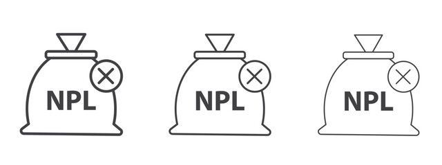 NPL icon design, suitable for web, infographics, interface and apps.