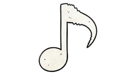 Obraz premium Isolated Note