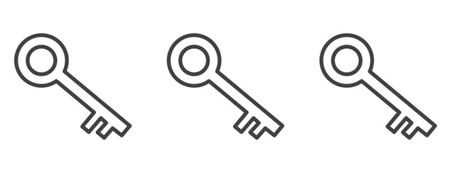 key icon design, suitable for web, infographics, interface and apps.
