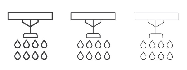 Irrigation icon design, suitable for web, infographics, interface and apps.