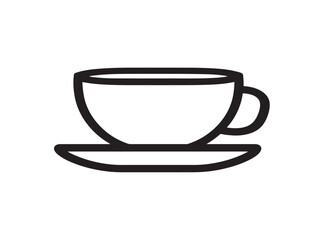 Beautiful Refreshing Tea Icon with Minimalist Clean Vector Illustration Style