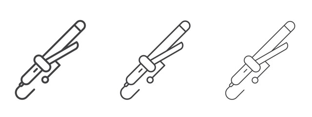 Hair curler icon design, suitable for web, infographics, interface and apps.