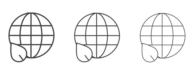 Environment icon design, suitable for web, infographics, interface and apps.