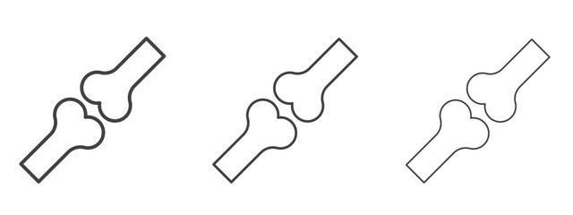 Bones icon design, suitable for web, infographics, interface and apps.