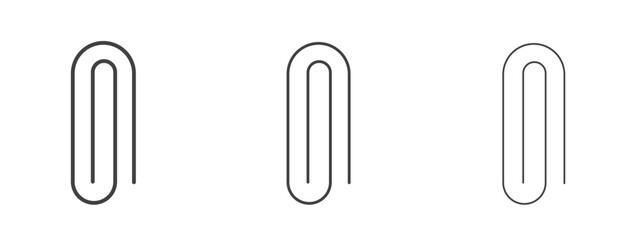 Attachment clip icon design, suitable for web, infographics, interface and apps.